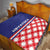 Croatia Hrvatska Checkerboard Half Style Quilt - Wonder Print Shop