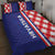 Croatia Hrvatska Checkerboard Half Style Quilt Bed Set - Wonder Print Shop