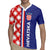 Croatia Hrvatska Checkerboard Half Style Rugby Jersey - Wonder Print Shop