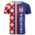 Croatia Hrvatska Checkerboard Half Style T Shirt - Wonder Print Shop