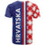 Croatia Hrvatska Checkerboard Half Style T Shirt - Wonder Print Shop