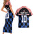 Custom Croatia Kockasti Football Jersey Couples Matching Short Sleeve Bodycon Dress and Hawaiian Shirt