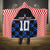 Custom Croatia Kockasti Football Jersey Hooded Blanket