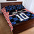 Custom Croatia Kockasti Football Jersey Quilt Bed Set - Wonder Print Shop