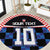 Custom Croatia Kockasti Football Jersey Round Carpet - Wonder Print Shop