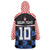 Custom Croatia Kockasti Football Jersey Wearable Blanket Hoodie