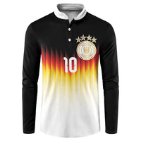 Custom Germany Football Button Sweatshirt Die Mannschaft 2026 - Wonder Print Shop