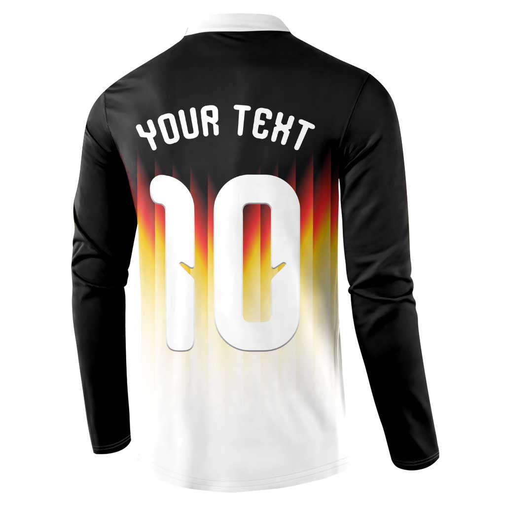Custom Germany Football Button Sweatshirt Die Mannschaft 2026 - Wonder Print Shop