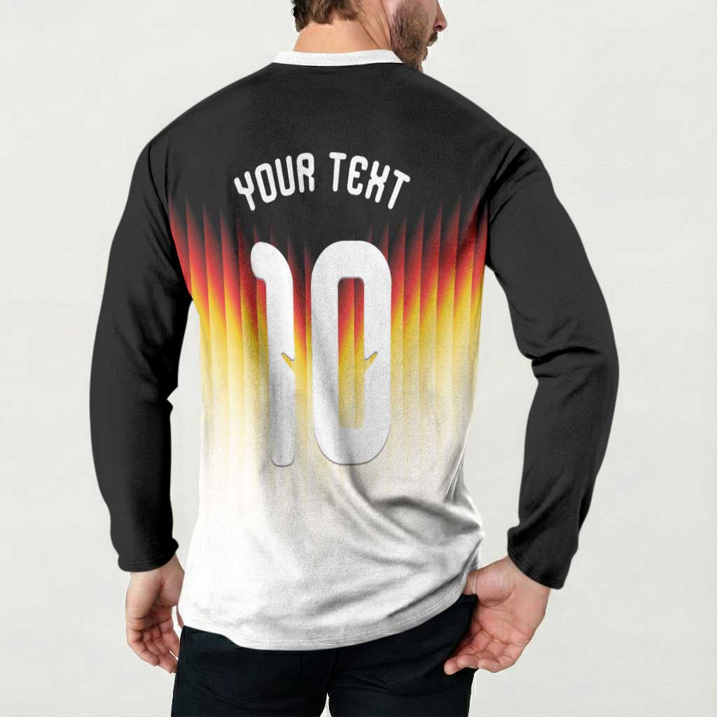 Custom Germany Football Button Sweatshirt Die Mannschaft 2026 - Wonder Print Shop