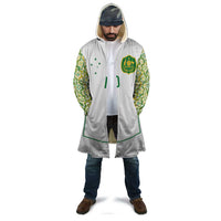 Custom Australia Football Cloak Aboriginal Pattern Sporty Style-White Color - Wonder Print Shop