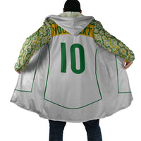 Custom Australia Football Cloak Aboriginal Pattern Sporty Style-White Color - Wonder Print Shop