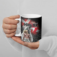 Greenlandic and Danish Together Ceramic Mug Viking Warrior with Polar Bear Roar - Wonder Print Shop