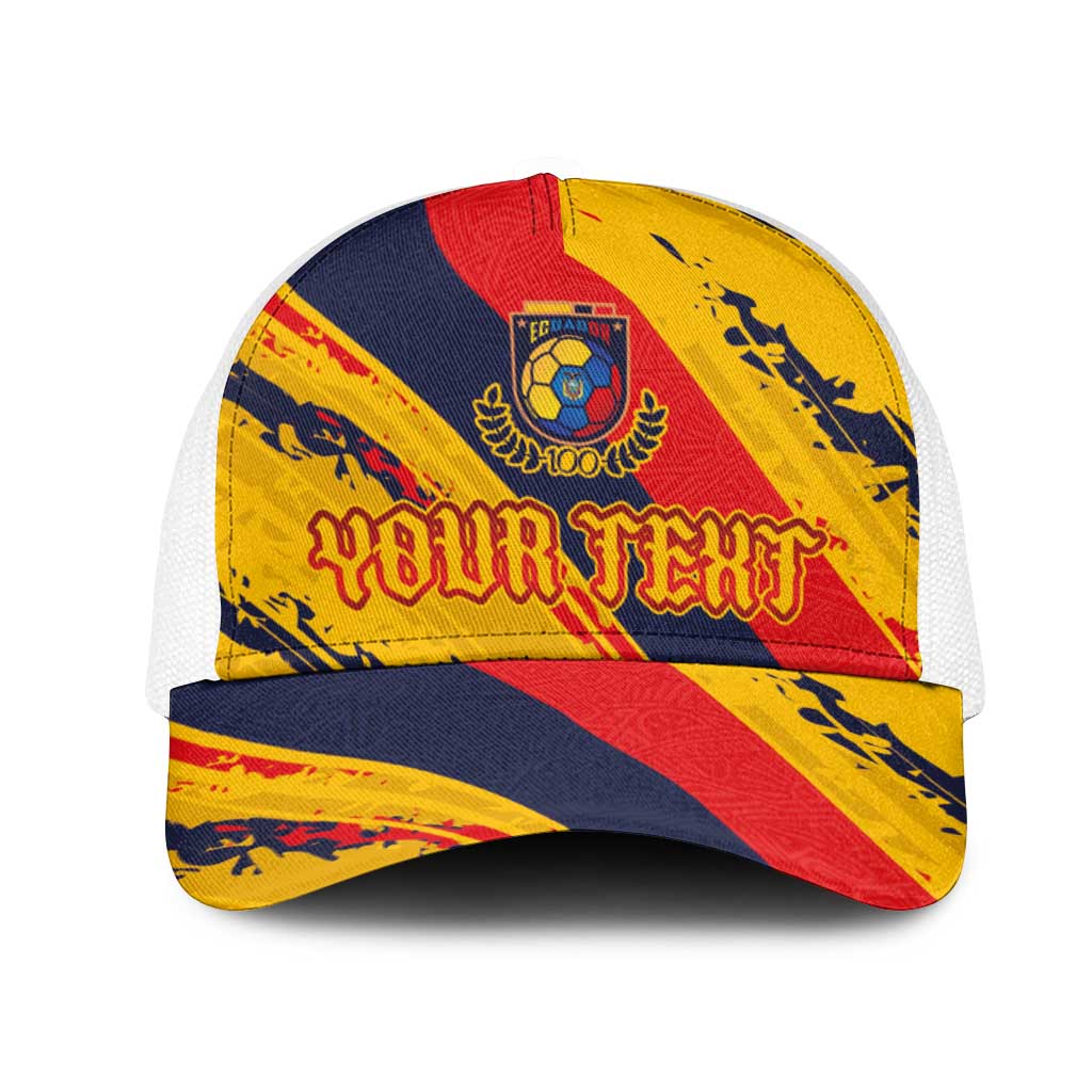 Ecuador Football Mesh Trucker Cap La Tricolor-100th Anniversary - Wonder Print Shop