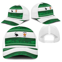Zimbabwe Rugby Baseball Net Cap African Heritage Stripes Style - Wonder Print Shop