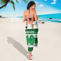 Custom Zimbabwe Rugby Sarong African Heritage Stripes Style - Wonder Print Shop