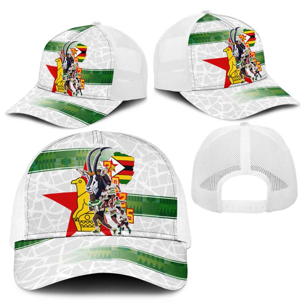 Zimbabwe Rugby The Champions 2025 Baseball Net Cap Warriors Sable Antelope - Wonder Print Shop