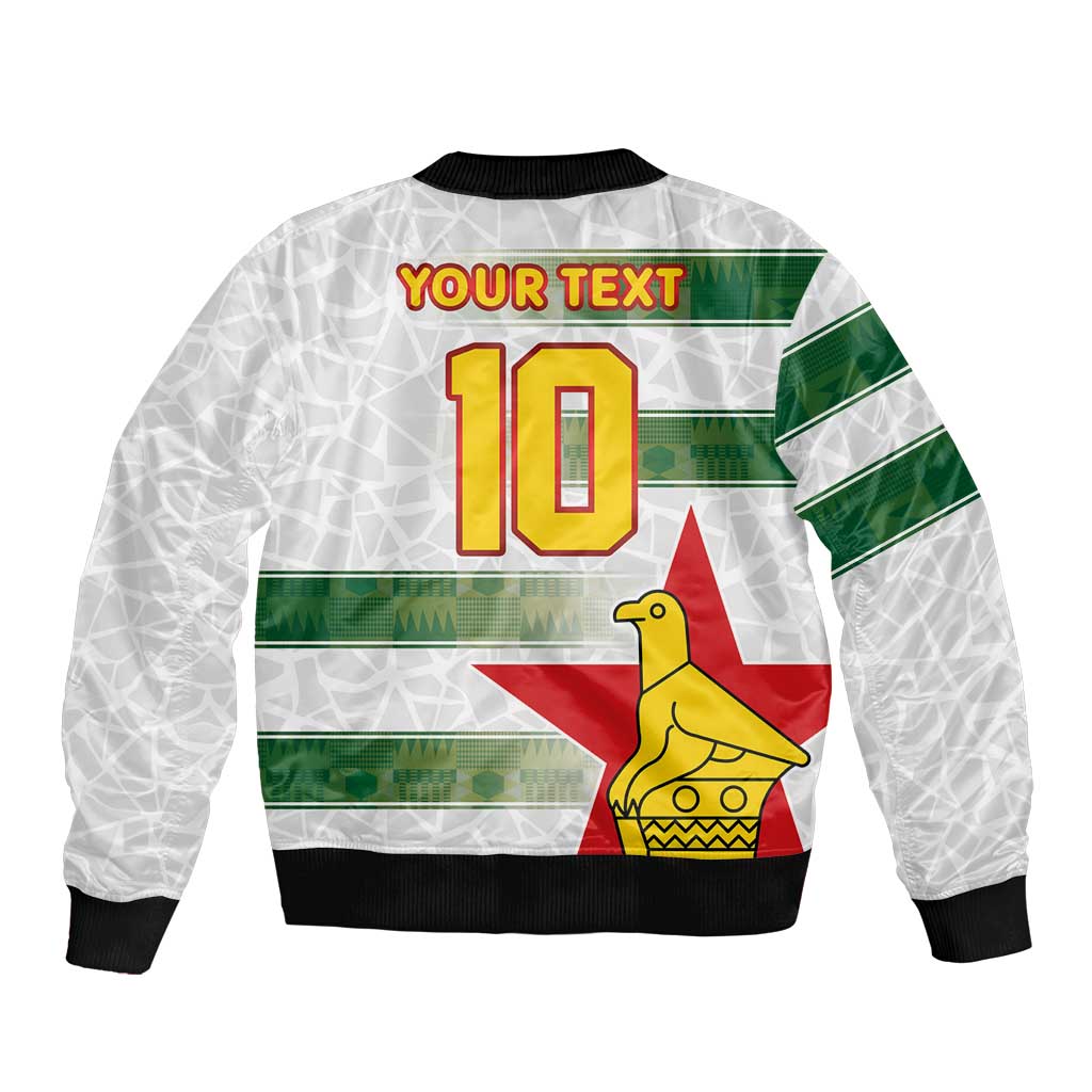 Custom Zimbabwe Rugby The Champions 2025 Bomber Jacket Warriors Sable Antelope - Wonder Print Shop