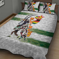 Zimbabwe Rugby The Champions 2025 Quilt Bed Set Warriors Sable Antelope - Wonder Print Shop