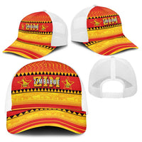 Zimbabwe Cricket Baseball Net Cap African Heritage Stripes Style - Wonder Print Shop