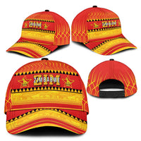 Zimbabwe Cricket Classic Cap African Heritage Stripes Style - Wonder Print Shop