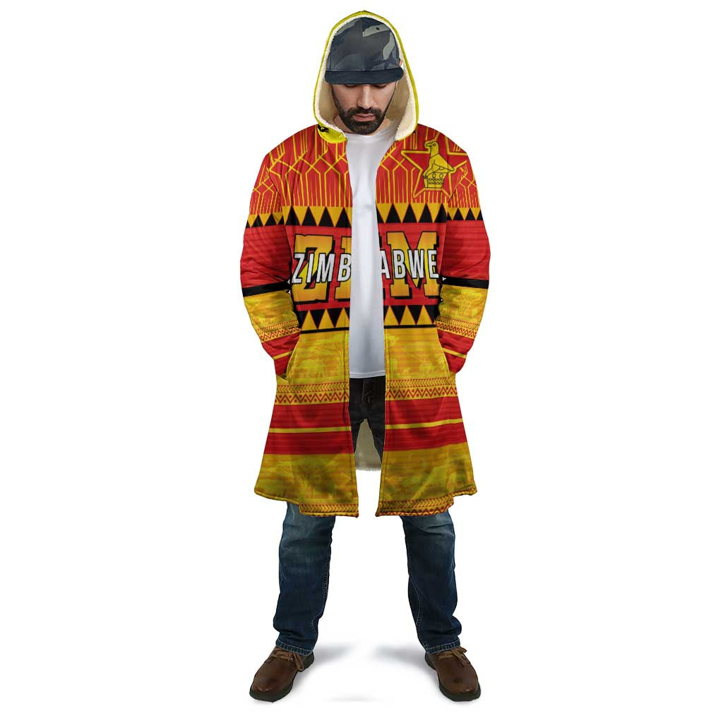 Custom Zimbabwe Cricket Cloak African Heritage Stripes Style - Wonder Print Shop