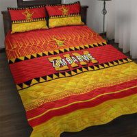 Zimbabwe Cricket Quilt Bed Set African Heritage Stripes Style - Wonder Print Shop