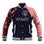 Custom Croatia Football Go Checkered Ones Baseball Jacket