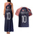 Custom Croatia Football Go Checkered Ones Couples Matching Tank Maxi Dress and Hawaiian Shirt