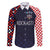 Custom Croatia Football Go Checkered Ones Family Matching Long Sleeve Bodycon Dress and Hawaiian Shirt