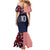 Custom Croatia Football Go Checkered Ones Mermaid Dress