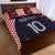 Custom Croatia Football Go Checkered Ones Quilt Bed Set - Wonder Print Shop