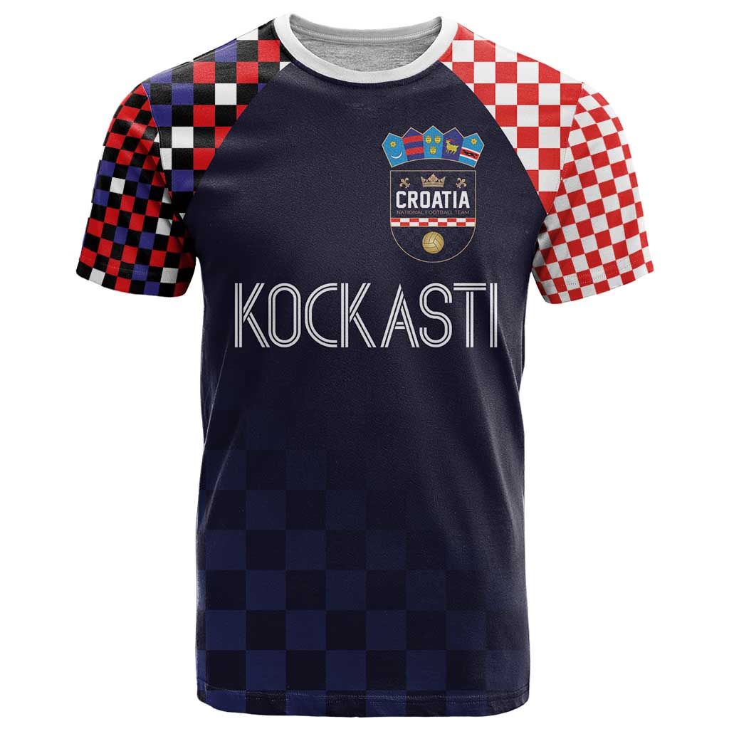 Custom Croatia Football Go Checkered Ones T Shirt - Wonder Print Shop