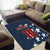 Custom United States Soccer Area Rug Retro 1994 Denim Style