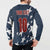 Custom United States Soccer Button Sweatshirt Retro 1994 Denim Style