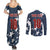 Custom United States Soccer Couples Matching Summer Maxi Dress and Long Sleeve Button Shirt Retro 1994 Denim Style