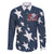 Custom United States Soccer Family Matching Long Sleeve Bodycon Dress and Hawaiian Shirt Retro 1994 Denim Style