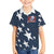 Custom United States Soccer Family Matching Long Sleeve Bodycon Dress and Hawaiian Shirt Retro 1994 Denim Style