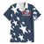 Custom United States Soccer Family Matching Off The Shoulder Long Sleeve Dress and Hawaiian Shirt Retro 1994 Denim Style