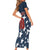 Custom United States Soccer Family Matching Short Sleeve Bodycon Dress and Hawaiian Shirt Retro 1994 Denim Style