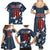 Custom United States Soccer Family Matching Summer Maxi Dress and Hawaiian Shirt Retro 1994 Denim Style