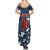 Custom United States Soccer Family Matching Summer Maxi Dress and Hawaiian Shirt Retro 1994 Denim Style