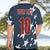 Custom United States Soccer Hawaiian Shirt Retro 1994 Denim Style