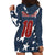 Custom United States Soccer Hoodie Dress Retro 1994 Denim Style