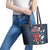 Custom United States Soccer Leather Tote Bag Retro 1994 Denim Style