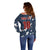 Custom United States Soccer Off Shoulder Sweater Retro 1994 Denim Style