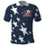 Custom United States Soccer Polo Shirt Retro 1994 Denim Style