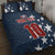 Custom United States Soccer Quilt Bed Set Retro 1994 Denim Style - Wonder Print Shop