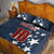 Custom United States Soccer Quilt Bed Set Retro 1994 Denim Style - Wonder Print Shop