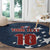 Custom United States Soccer Round Carpet Retro 1994 Denim Style - Wonder Print Shop