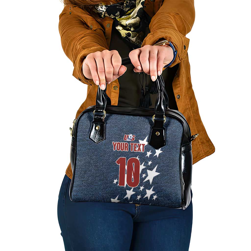 Custom United States Soccer Shoulder Handbag Retro 1994 Denim Style - Wonder Print Shop